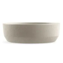 Comedero para perros Here Sparky Bevel, crema - Tamaño M: 770 ml, 16,4 x 5,2 cm (Diám. x Al)