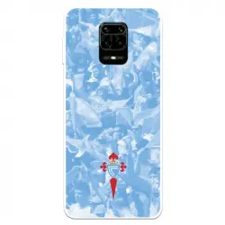 Funda Licencia Oficial RC Celta Escudo Fondo Hinchada para Xiaomi Redmi Note 9S