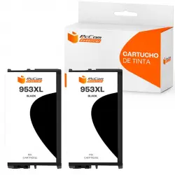 Pccom Essential HP 953XL Cartucho Tinta Compatible Negro Pack 2