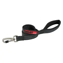Correa para perros Zolux Moov, negra - 120 cm de largo, 25 mm de ancho