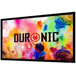 Duronic FFPS100 Pantalla de Proyección Fija con Marco Negro 16:9 221x125 100"