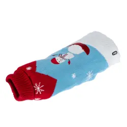 Jersey TIAKI Muñeco de nieve para perros - aprox. 45 cm de largo de espalda