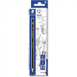 Staedtler H Noris Caja de 12 Lápices de Grafito