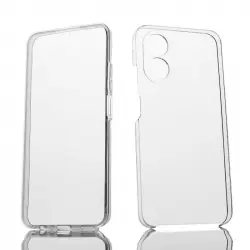 Max Power Digital Funda Doble Cara 360 Grados Silicona Transparente Para Oppo A17/a17k