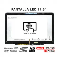 Pantalla Táctil Led De 11.6" Para Portátil Lenovo 300w Yoga Gen 4 Con Marco