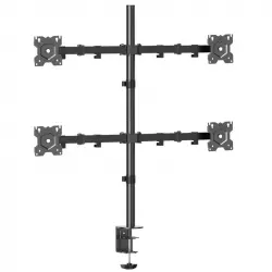 Onkron D421E-B Soporte para 4 Monitores 13" a 32" Hasta 32Kg Max VESA 100x100 Negro