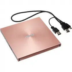 Asus SDRW-08U5S-U Grabadora DVD Slim Externa Rosa