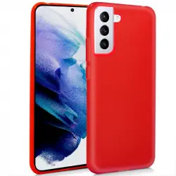 Cool Funda Silicona Roja para Samsung Galaxy S21 Plus