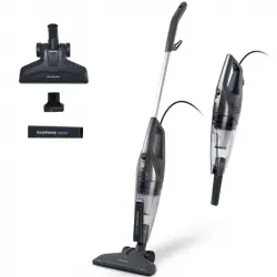 Grunkel ASP-EASY Aspiradora Escoba/Mano 600W 16kPa con Filtro HEPA Lavable y Cable de 5.5m Negra