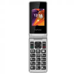 myPhone Tango LTE Teléfono para Personas Mayores Negro/Plata Libre