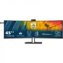 Philips 45B1U6900CH 44.5" LED UltraWide Dual QHD 75Hz Curvo Webcam USB-C