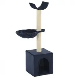 Rascador Para Gatos Con Poste De Sisal 105 Cm Azul