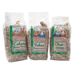 Set Hugro Aventura lecho para animales pequeños - 3 x 400 g