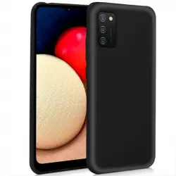 Cool Funda Silicona Negra para Samsung Galaxy A02s