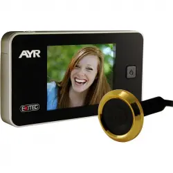 AYR 752-M Mirilla Digital Especial para Puertas Estrechas 24 a 51mm de Grosor Níquel