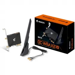 Gigabyte GC-WBAX210 Tarjeta de Red Interna PCIe x1 WiFi 6E AX210 2400Mbit/s + Bluetooth 5.2
