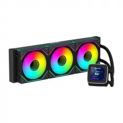 Abysm Gaming Oceanic 360 Black Argb Refrigeración Líquida Con Pantalla Lcd De 2.8''