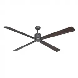 CasaFan Eco Neo III BG-NB/KI Ventilador de Techo con Motor Luz Mando y Aspas Reversibles 28W