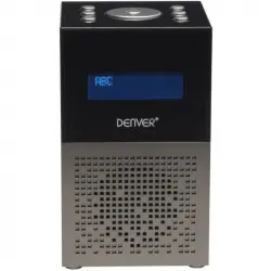 Denver CRD-510 Reloj Analógico y Digital Negro