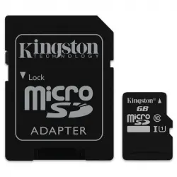 Tarjeta de Memoria Kingston Canvas Select MicroSDXC 64GB UHS-1 V30