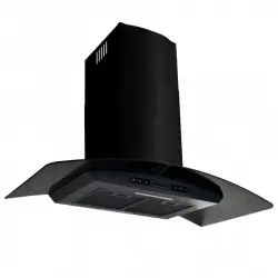 VidaXL Campana Decorativa 90cm D Negra