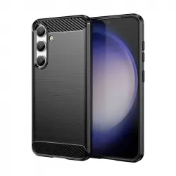 Max Power Digital Funda Fibra De Carbono Para Móvil Samsung Galaxy S24 Antigolpes Silicona Negra