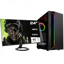 PCBYTE Ya2pack Pc Intel Core i7-11700/32GB/2TB SSD + Monitor 24" FHD 100Hz