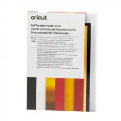 Cricut Tarjetas con Lámina de Transferencia Colección Escalera Real 12 Unidades