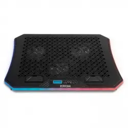 Krom Kooler Base Refrigeradora RGB para Portátil hasta 19"