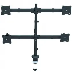 Startech Armquad Soporte para 4 Monitores hasta 27" Negro