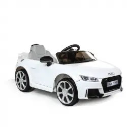 Coche Eléctrico con Licencia Audi TT RS 12V Blanco