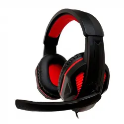 Nuwa Auriculares Gaming para Nintendo Switch/Switch Lite Negro/Rojo