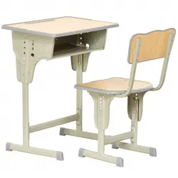 Homcom Juego De Escritorio Y Silla Para Niños De +6 Años Natural