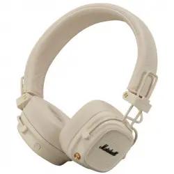 Marshall Major V Auriculares Inalámbricos Bluetooth con 100h de Autonomía Crema