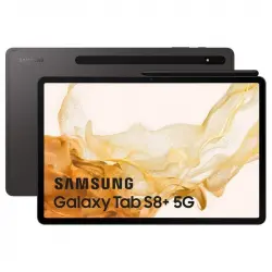 Samsung Galaxy Tab S8 Plus 5G 128GB Gris Oscuro