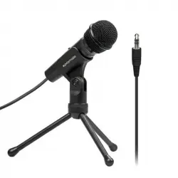 Promate Tweeter-9 Micrófono de Condensador Estéreo Conector Aux 3.5mm para PC