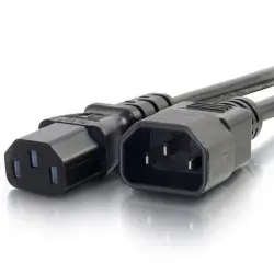 Cable de Alimentación IEC Macho - Hembra 1.8m
