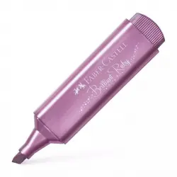 Faber Castell Textliner 46 Caja de 10 Marcadores Fluorescentes Rubí Metálico