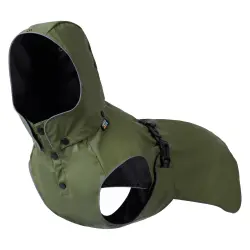 Impermeable Rukka® Streamy Eco, oliva - aprox. 50 cm de largo de espalda