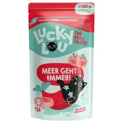 Lucky Lou Adult 16 x 125 g - Aves de corral y atún