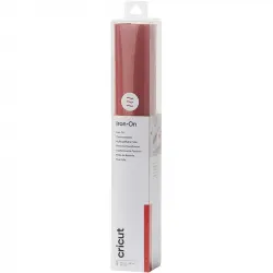 Cricut Giltter Iron-On Vinilo Textil Termoadhesivo con Purpurina 30.5 cm x 48 cm Rojo