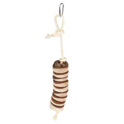 para picotear TIAKI Kebab para pájaros - 4,5 x 33 cm (Diám x L)