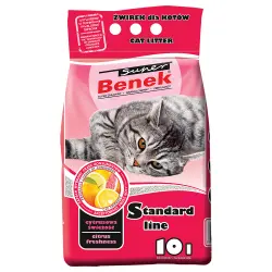 Super Benek Citrus Freshness arena aglomerante  - 10 l (8 kg aprox.)
