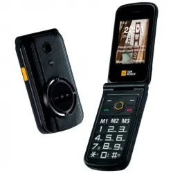 AGM M8 Flip Móvil Básico para Personas Mayores Rugerizado Negro