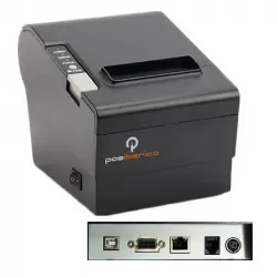 Posiberica P80 Plus Impresora Tickets USB Negra