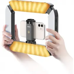 Ulanzi U200 Anillo de Luz para Grabación Móvil/DSLR 2500K-8500K con Batería Recargable