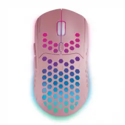 Mars Gaming MMW3 Ratón Gaming Inalámbrico RGB Flow 3200DPI Rosa