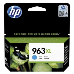 Cartucho de Tinta Original HP 963XL Cian Alta Capacidad