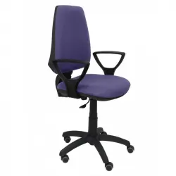 Piqueras y Crespo Elche CP Bali Silla de Oficina Brazos Fijos Ruedas de Parquet Azul Claro