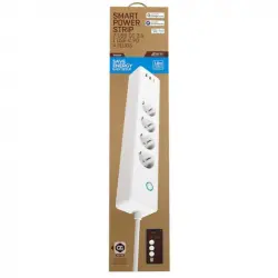 Muvit iO Regleta Wifi con 4 Tomas de Corriente 2x USB QC3.0 18W 1x USB-C 20W
